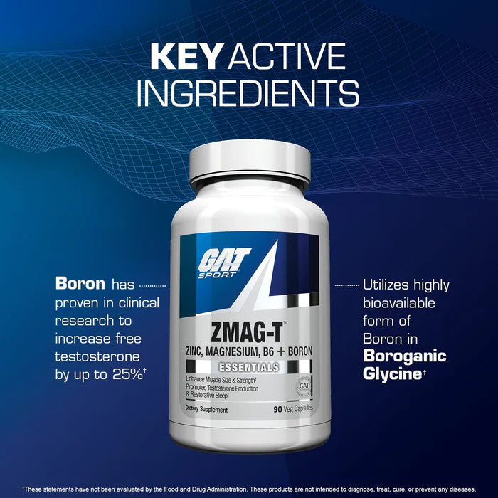 GAT Sport ZMAG‑T - Overnight Recovery Support [90 Capsulas]