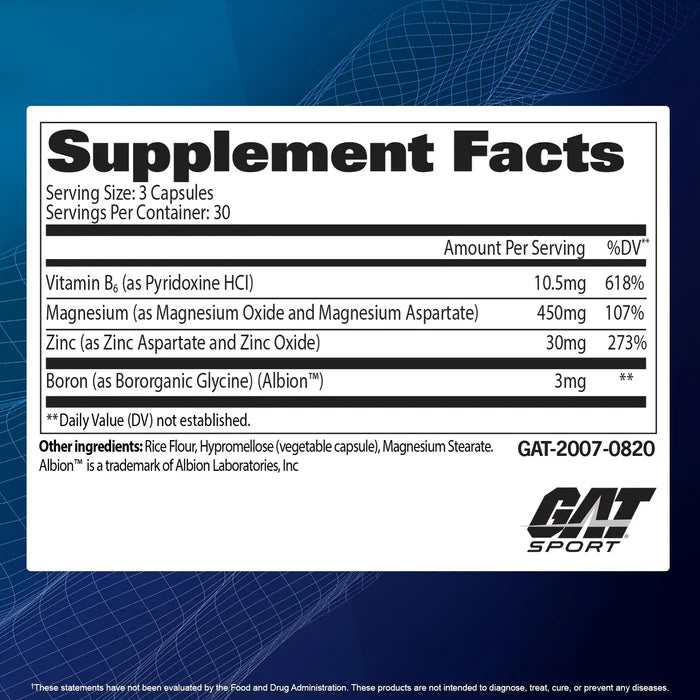 GAT Sport ZMAG‑T - Overnight Recovery Support [90 Capsulas]