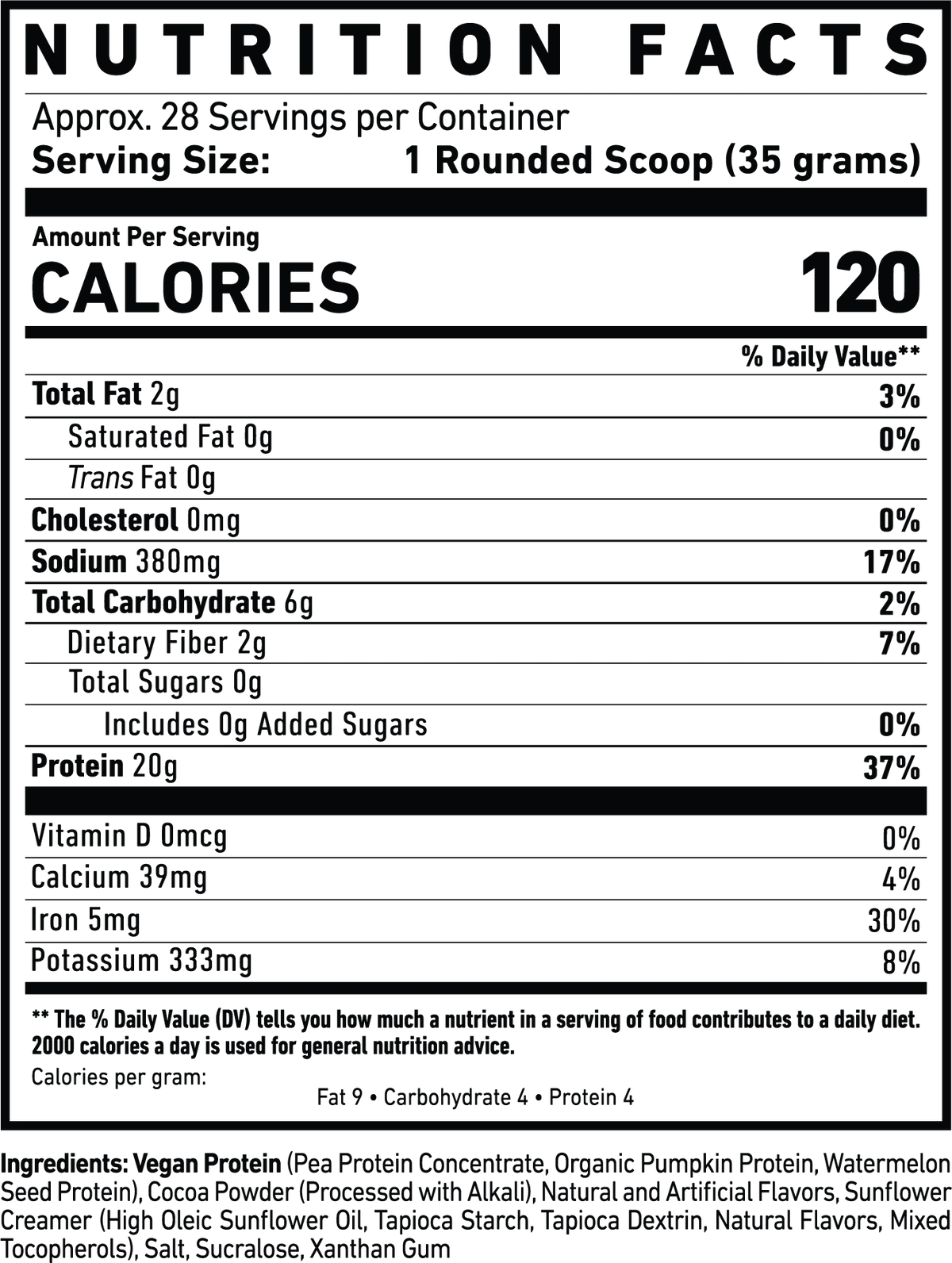 GHOST® Vegan Protein – Proteína Vegetal 2 Lb