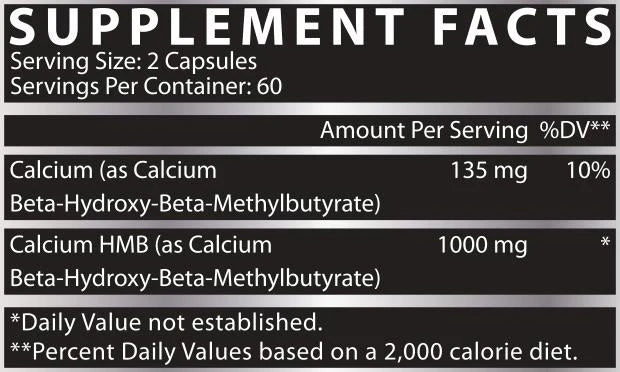 Nutrex HMB 1000 120 Cápsulas Información Nutricional
onelastrep.cl