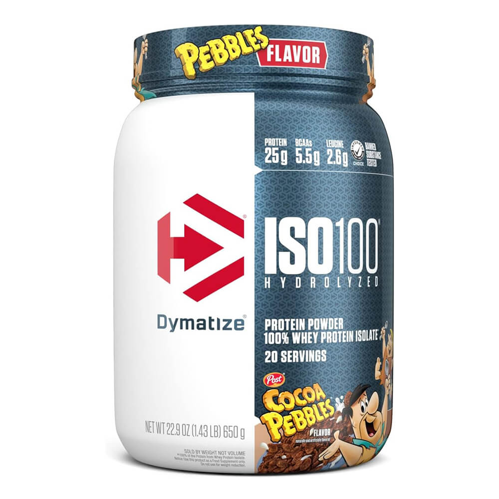 ISO 100 Dymatize Proteina Aislada Cocoa PEBBLES 20 Servicios
onelastrep.cl