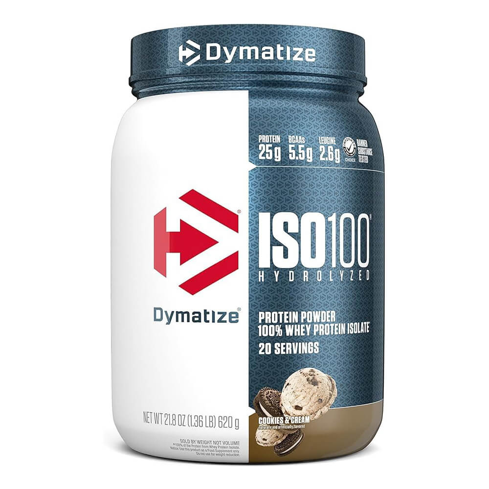 ISO 100 Dymatize Proteina Aislada Cookies & Cream 20 Servicios
onelastrep.cl