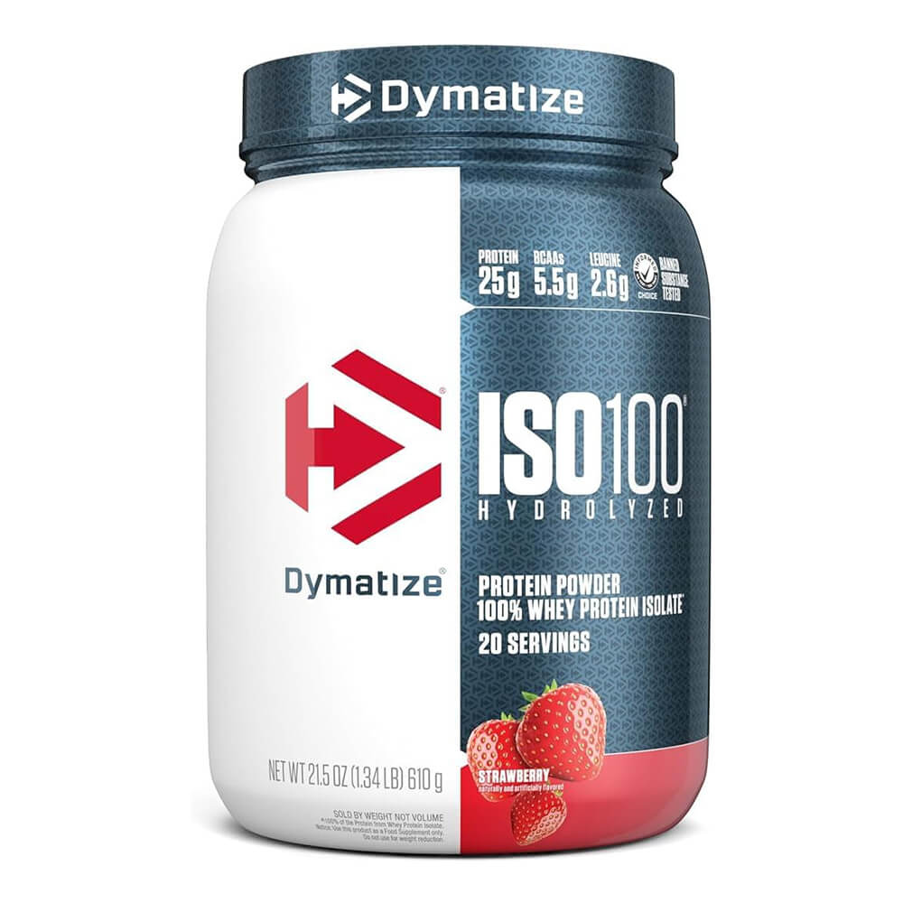 ISO 100 Dymatize Proteina Aislada Strawberry 20 Servicios
onelastrep.cl