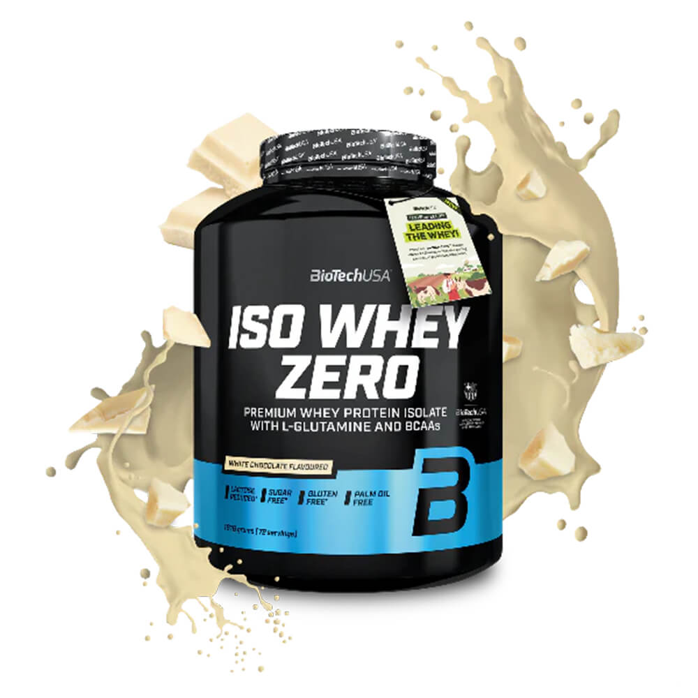 BioTechUSA Iso Whey Zero Proteina Aislada 5 Lb