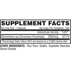 Nutrex Lipo6 Chromium 100 Capsulas