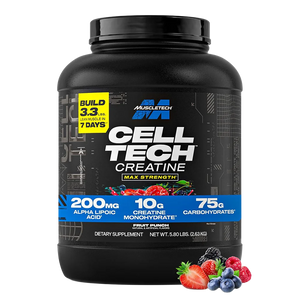 Muscletech Cell Tech Ganador de Masa / Creatina 6 Lb