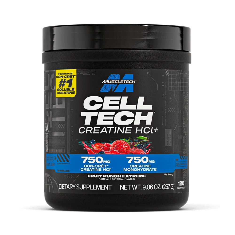 Muscletech Cell-Tech Creactor Creatina HCL 120 Servicios