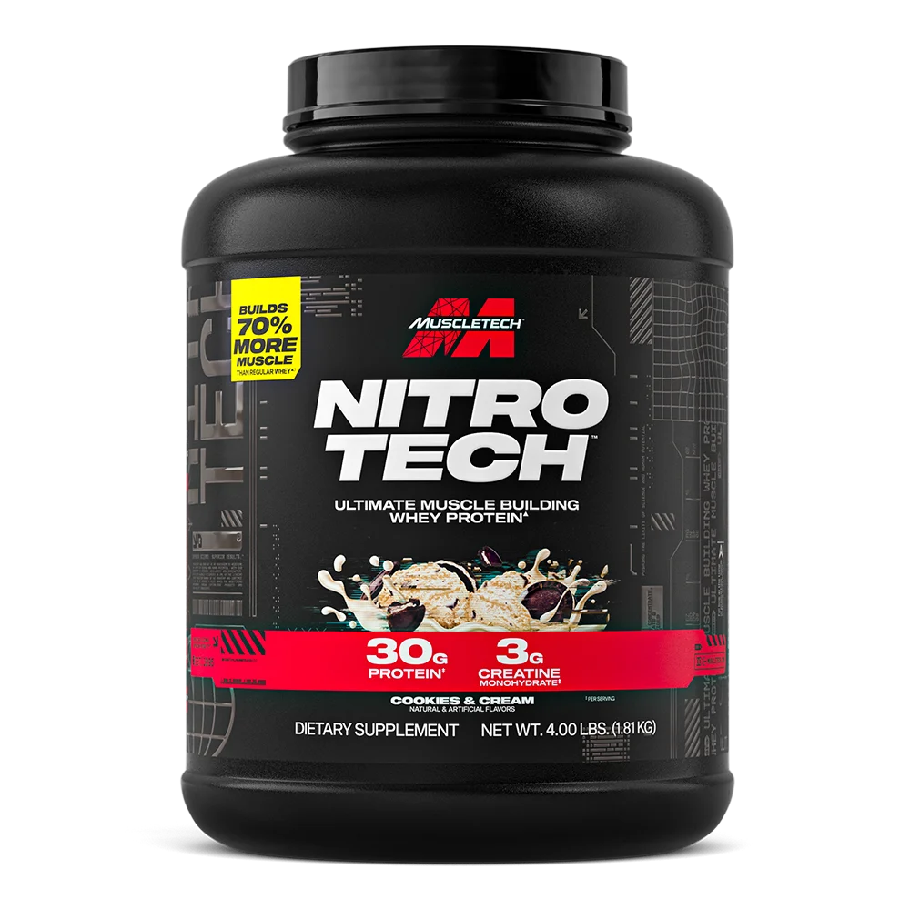Muscletech Nitro-Tech Whey Protein Proteina 4 Lb