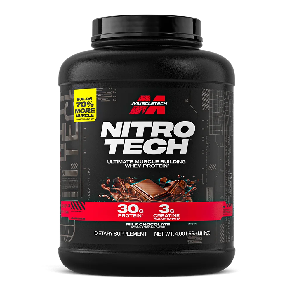 Muscletech Nitro-Tech Whey Protein Proteina 4 Lb