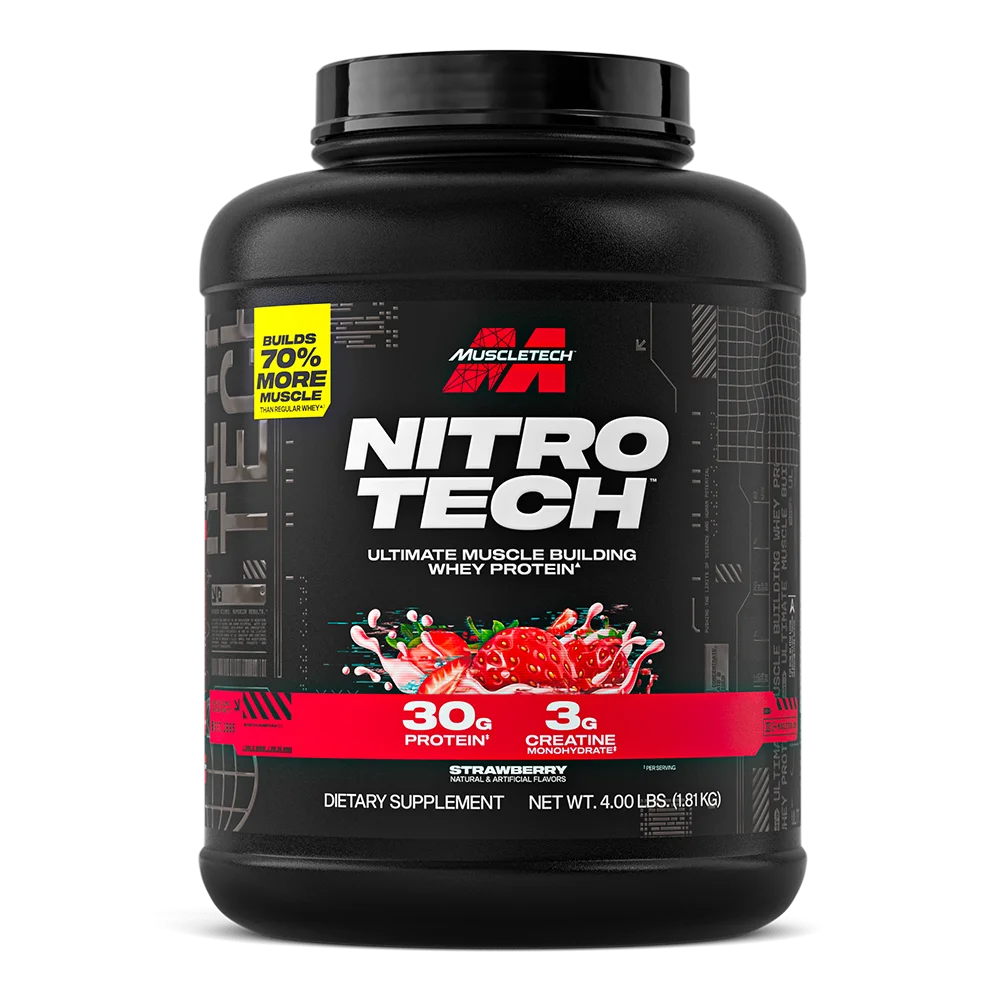Muscletech Nitro-Tech Whey Protein Proteina 4 Lb