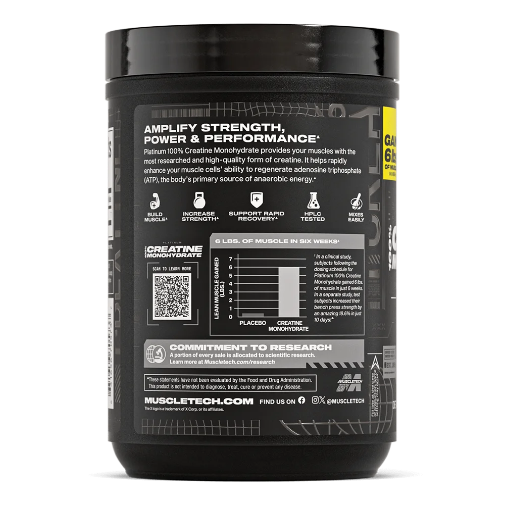 Muscletech Platinum 100% Creatine 400 Gr