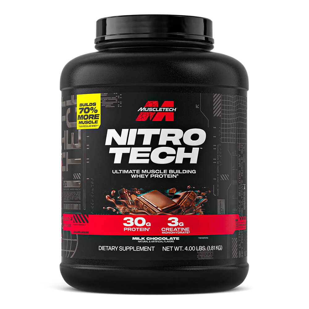 Muscletech Nitro-Tech Whey Protein Proteina 4 Lb