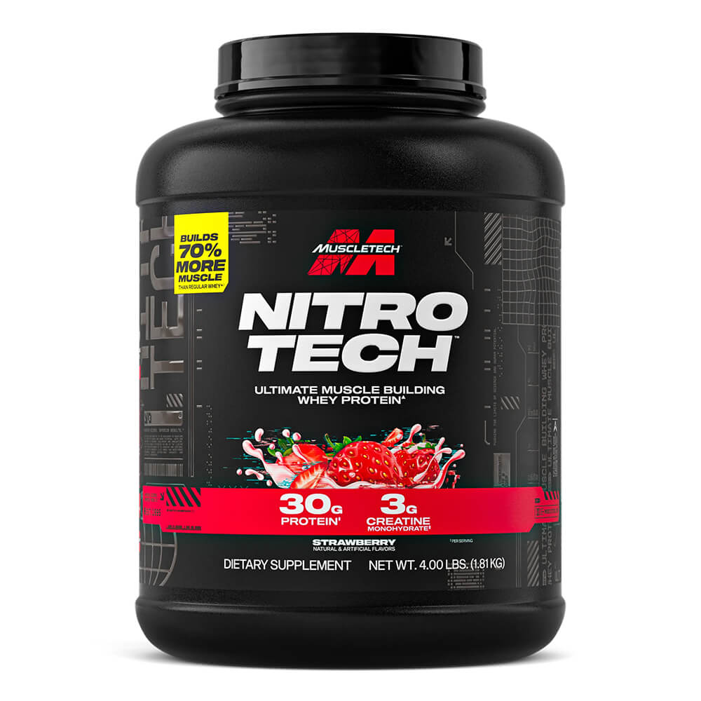 Muscletech Nitro-Tech Whey Protein Proteina 4 Lb