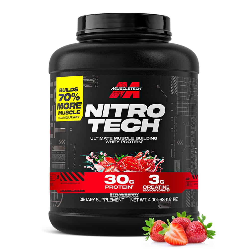 Muscletech Nitro-Tech Whey Protein Proteina 4 Lb