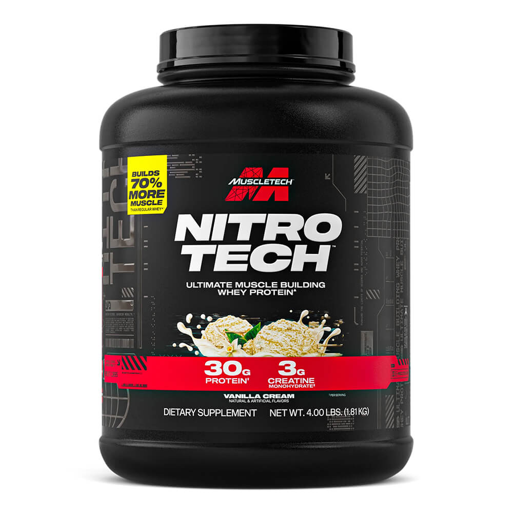 Muscletech Nitro-Tech Whey Protein Proteina 4 Lb