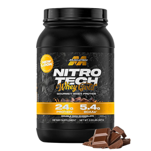 Muscletech Nitro-Tech Whey Gold Proteina 2 Lb Double Rich Chocolate Proteínas onelastrep.cl