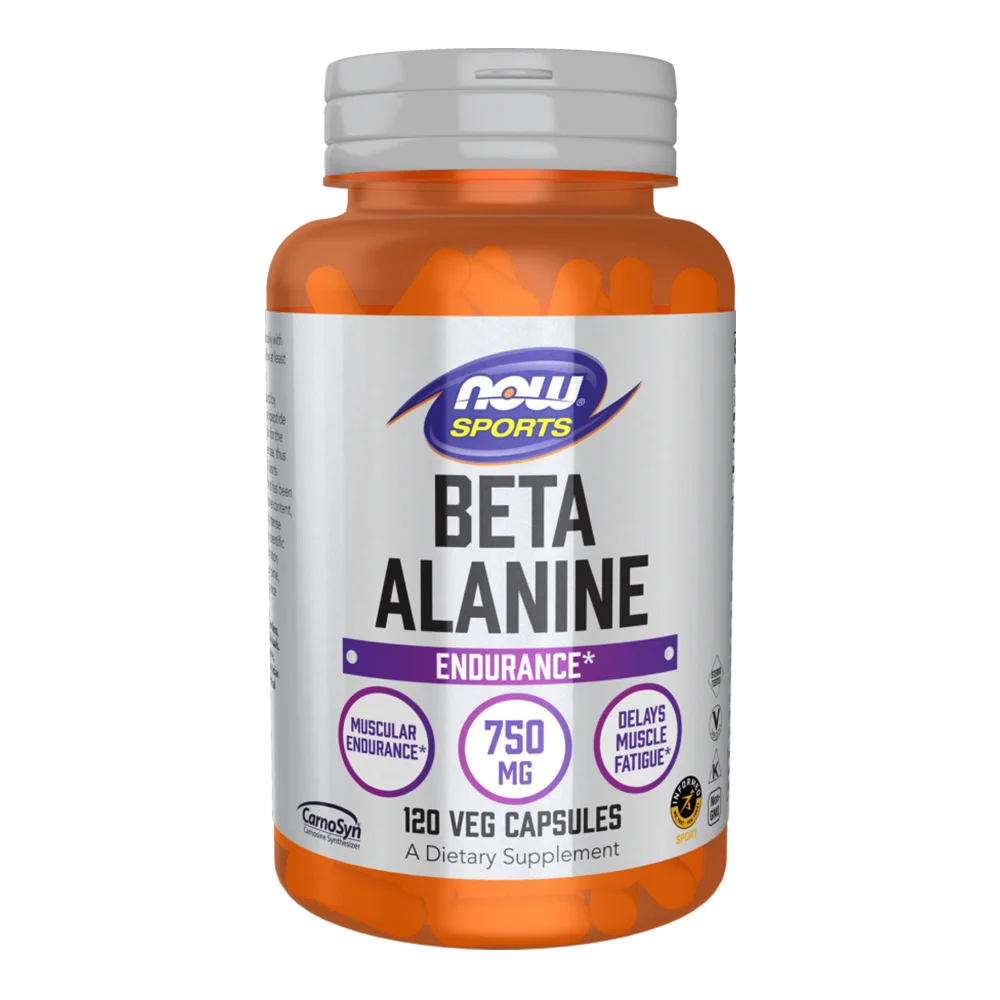 NOW Foods Beta‑Alanine - 750 mg [120 Capsulas Veganas]