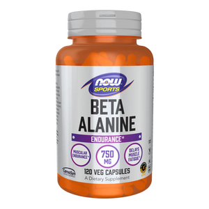 NOW Foods Beta‑Alanine - 750 mg [120 Capsulas Veganas]
