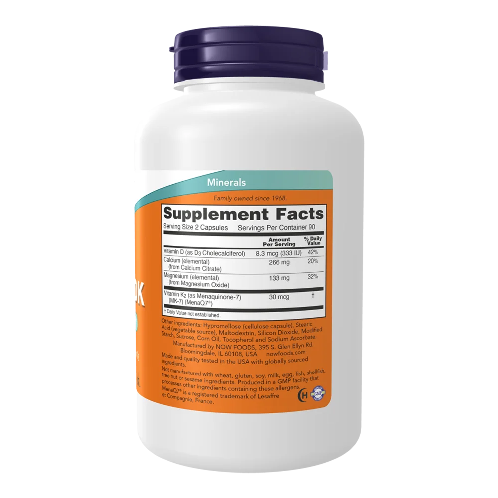 NOW Foods Cal‑Mag DK - 180 Capsulas