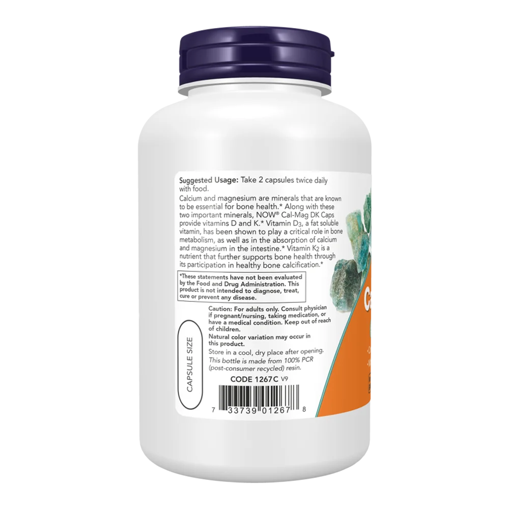 NOW Foods Cal‑Mag DK - 180 Capsulas
