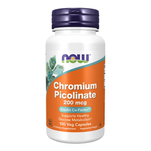 NOW Foods Chromium Picolinate - 200 mcg [100 Capsulas Veganas]