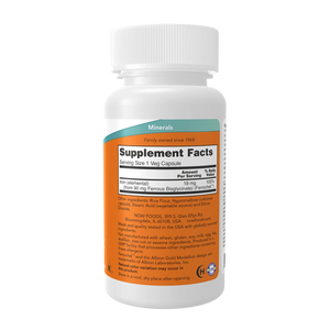 NOW Foods Iron 18 mg - 120 Capsulas Veganas