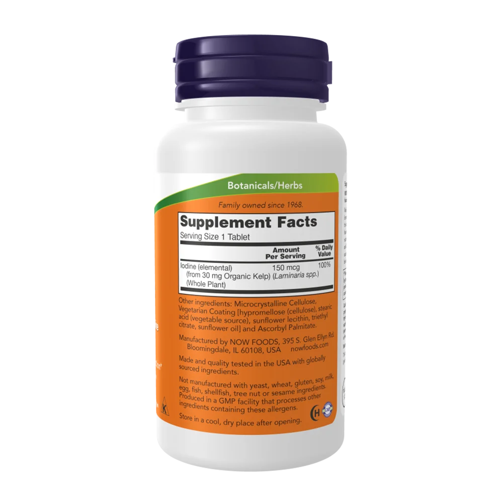 NOW Foods Kelp - 150 mcg [200 Tabletas]