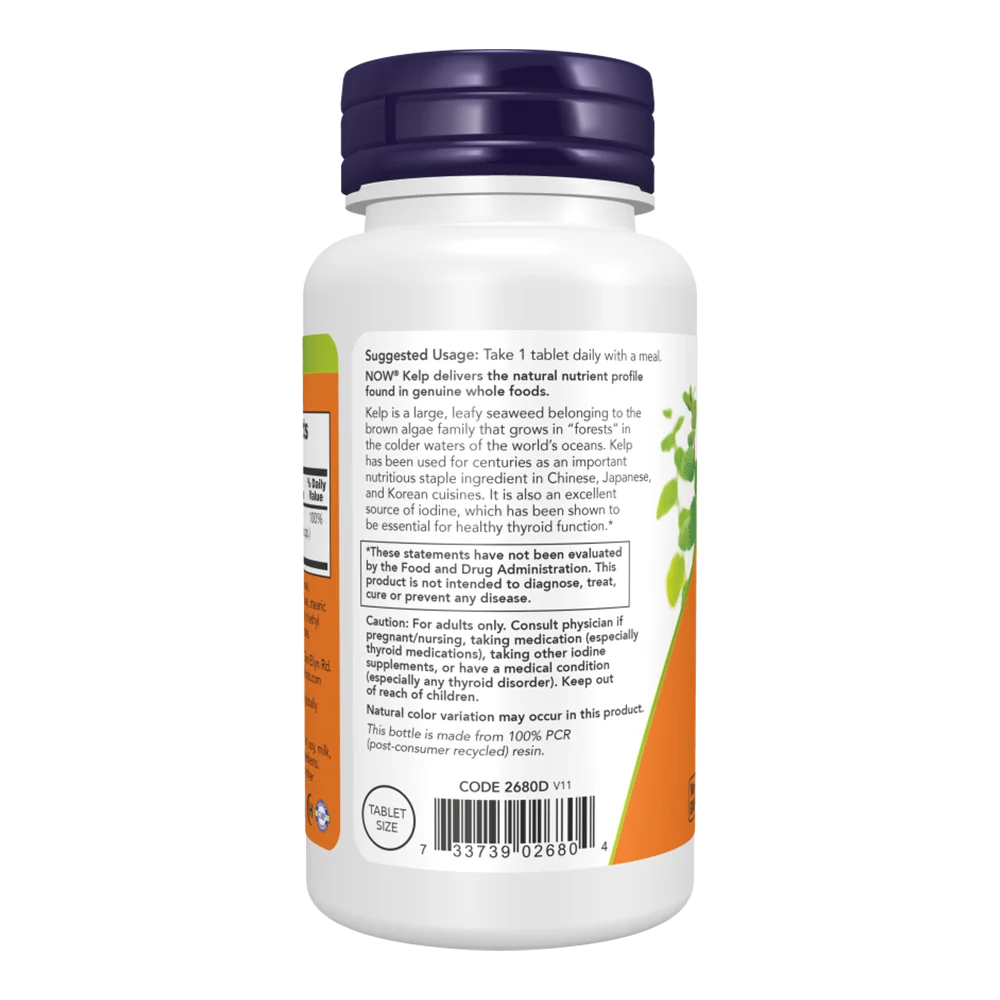 NOW Foods Kelp - 150 mcg [200 Tabletas]