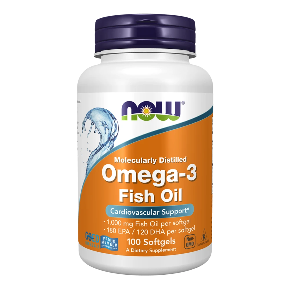 NOW® Foods - Omega‑3 Fish Oil 1000 mg [100 Softgels]