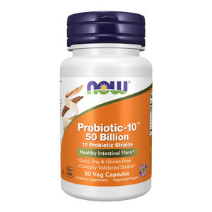 NOW Foods Probiotic‑10™ 50 Billion [50 Capsulas Veganas]