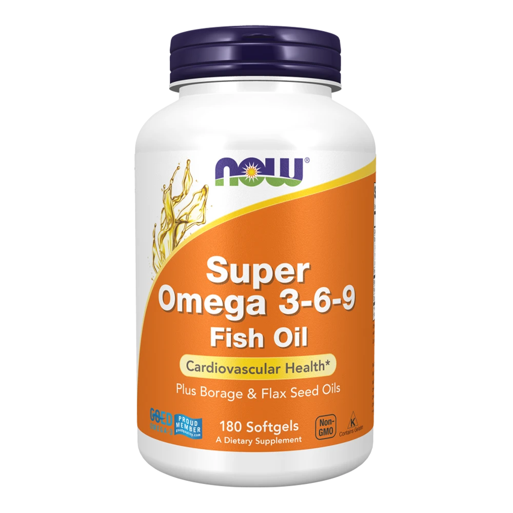 NOW® Foods - Super Omega 3‑6‑9 [180 Softgels]