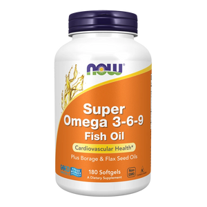 NOW® Foods - Super Omega 3‑6‑9 [180 Softgels]