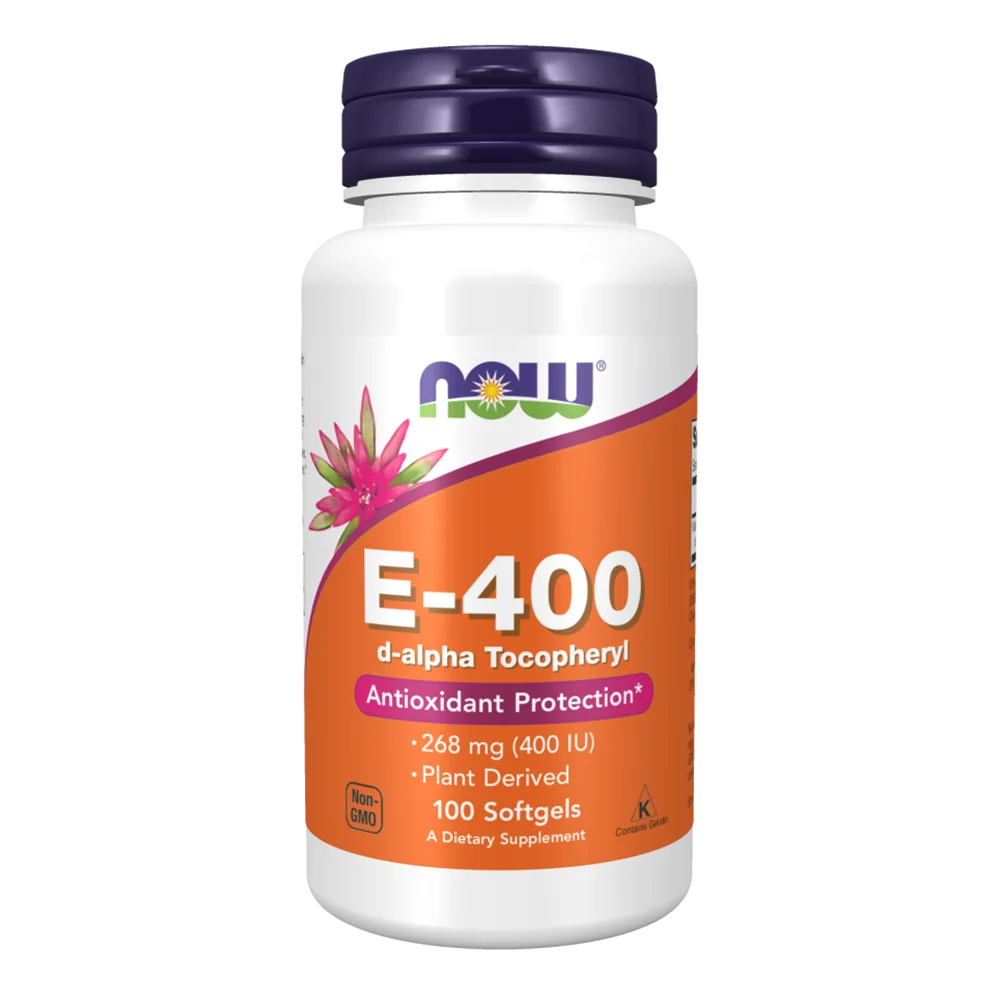 NOW Foods Vitamin E‑400 D‑Alpha Tocopheryl [100 Softgels]