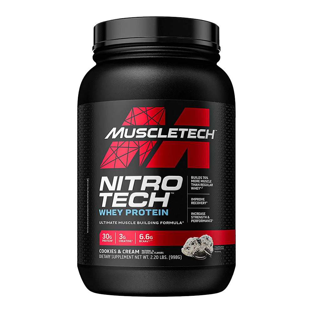 Muscletech Nitro-Tech Whey Protein Proteina 2 Lb Proteínas onelastrep.cl