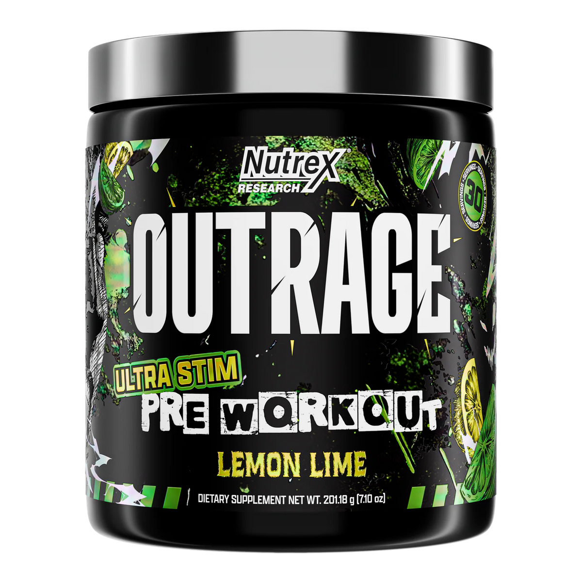 Nutrex Outrage Ultra Stim Pre‑Workout [30 Servicios]