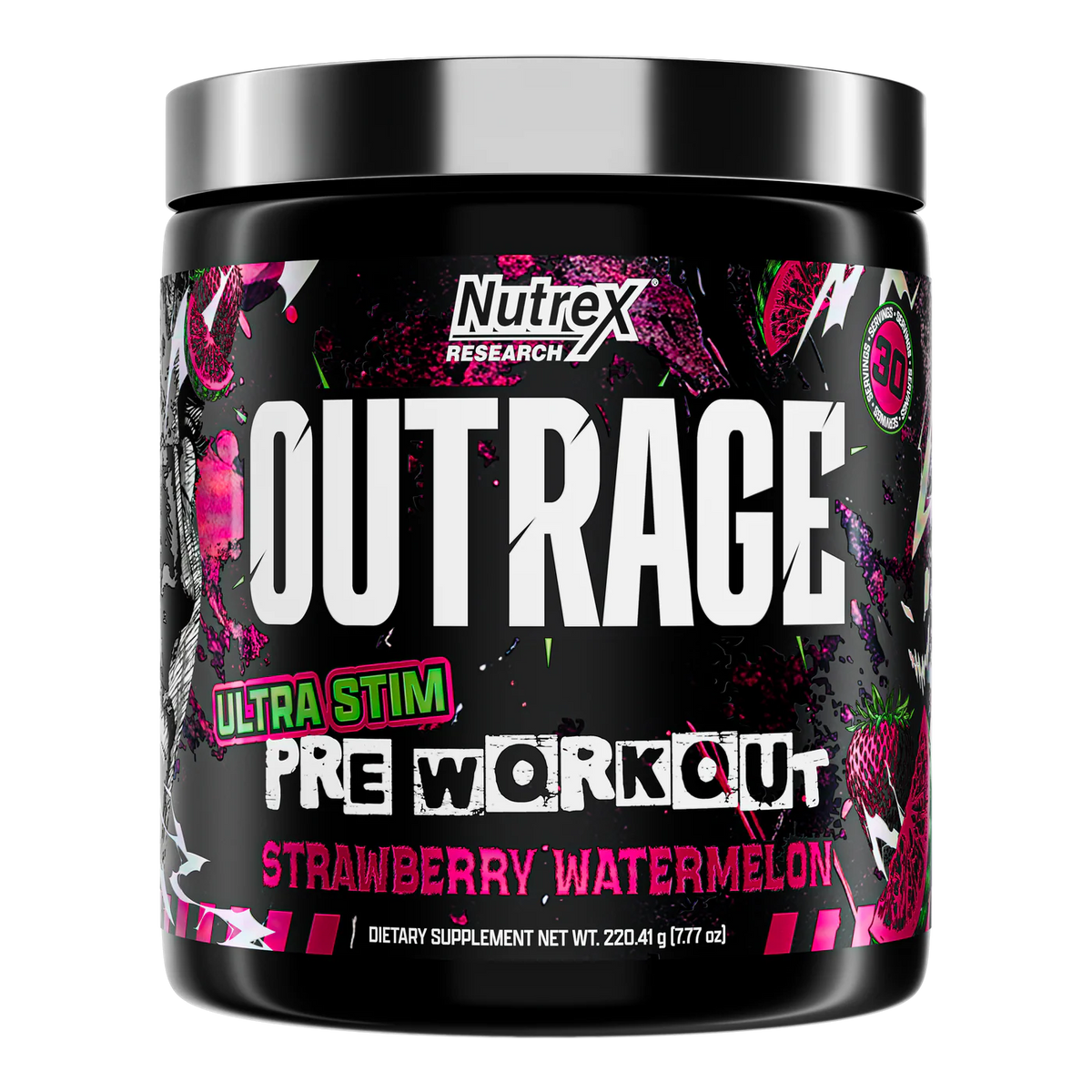 Nutrex Outrage Ultra Stim Pre‑Workout [30 Servicios]