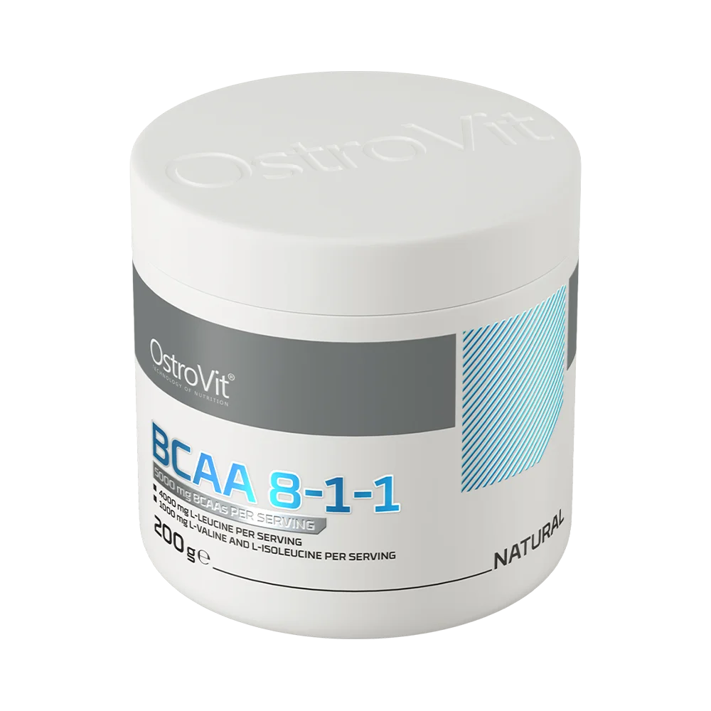 OstroVit BCAA 8:1:1 - 200 g [Sabor Natural / Pure]