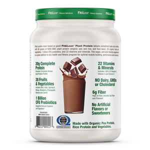 Fit & Lean Plant Protein Proteina Vegana 1.25 Lb Proteínas onelastrep.cl