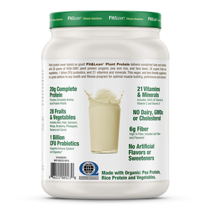 Fit & Lean Plant Protein Proteina Vegana 1.25 Lb Proteínas onelastrep.cl