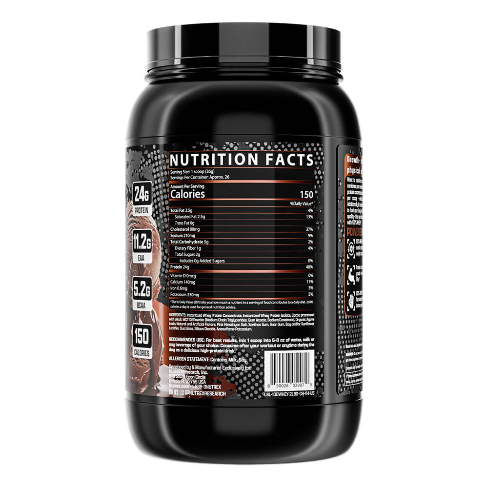 Nutrex Proteina 100% Whey Protein 2 Lb