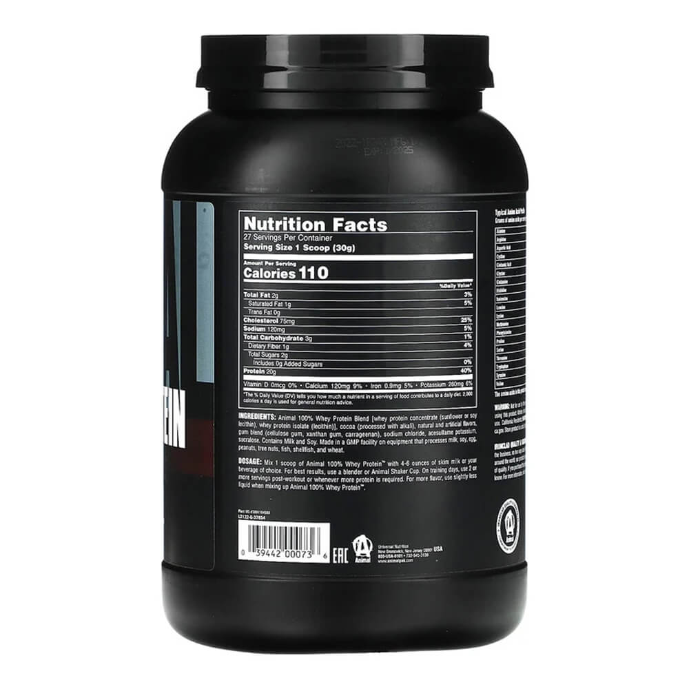 Animal 100% Whey Protein 1.8 Lb Proteina Proteínas onelastrep.cl