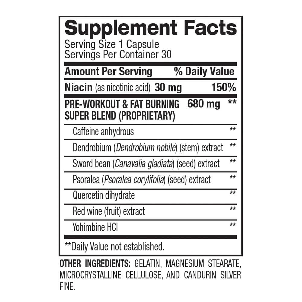 Bpi Sports B4 Quemador / Pre-Workout 30 Capsulas