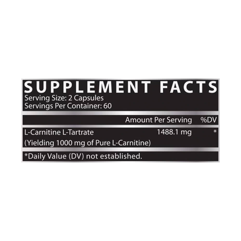 Nutrex L-Carnitine 1000 Quemador de Grasa 120 Capsulas