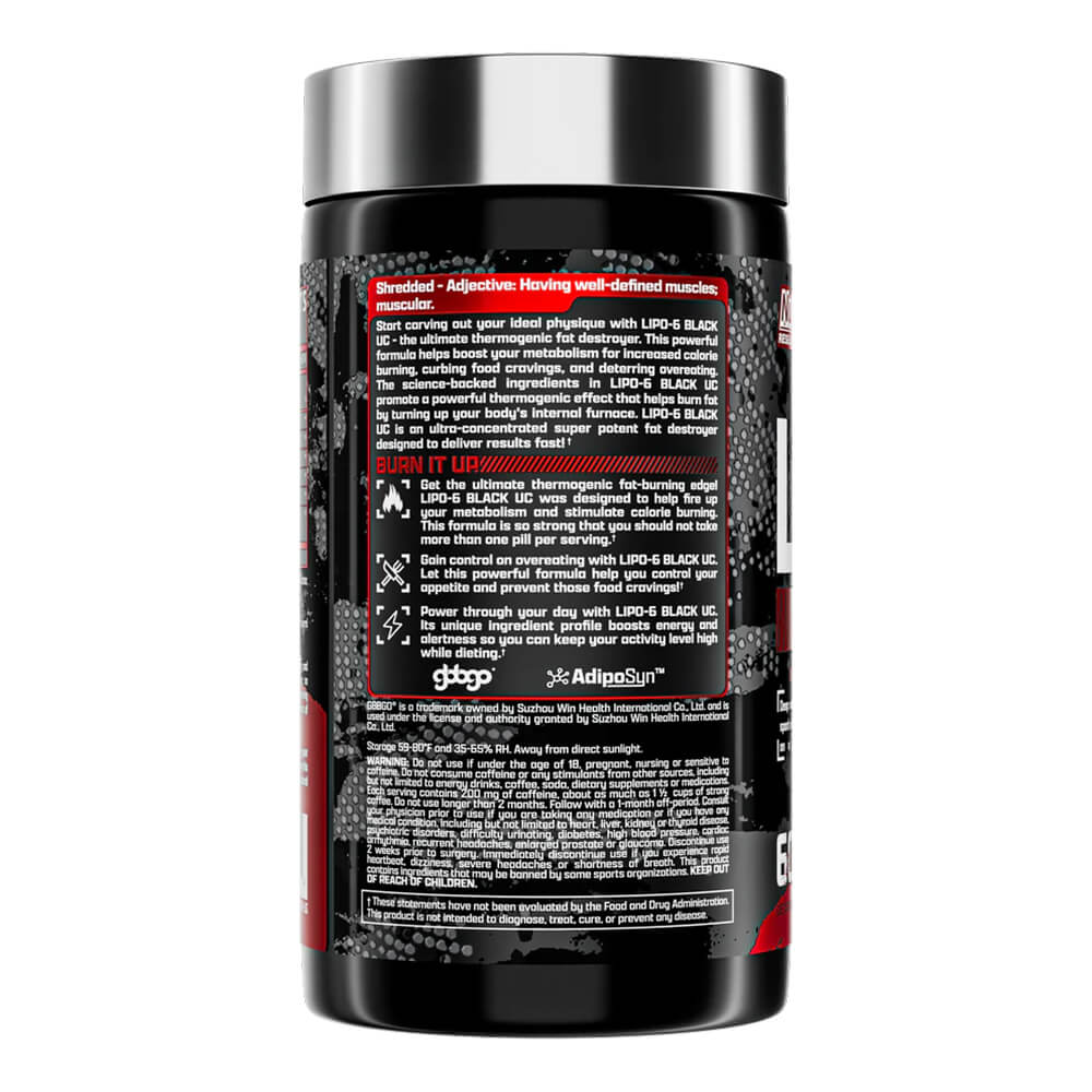 Nutrex Lipo-6 Black UC Quemador de Grasa 60 Caps USA
