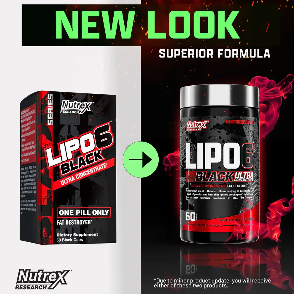 Nutrex Lipo-6 Black UC Quemador de Grasa 60 Capsulas