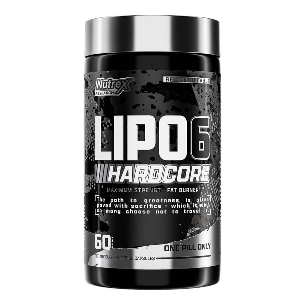 Nutrex Lipo-6 Hardcore Quemador de Grasa 60 Capsulas