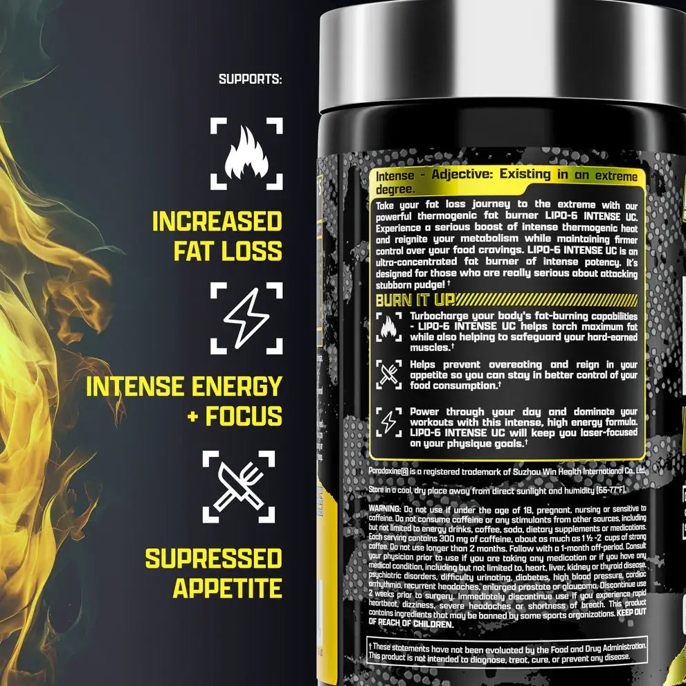 Nutrex Lipo-6 Black Intense Quemador de Grasa 60 Capsulas