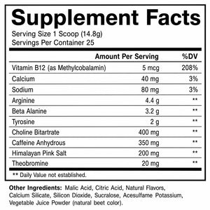 RAW Nutrition - CBUM Essential Charged Pre‑Workout [25 Servicios]