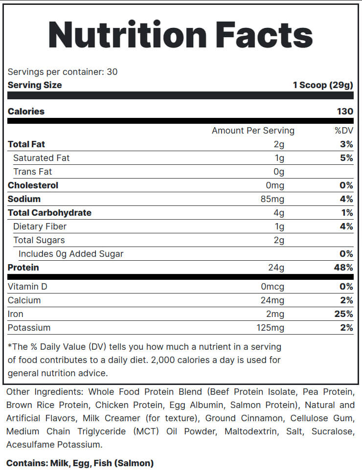 REDCON1 MRE Lite Proteina Integral Animal 30 Servicios Proteínas onelastrep.cl