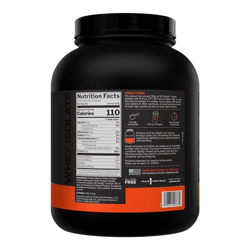 Rule One R1 Protein Whey Isolate [5 lb]